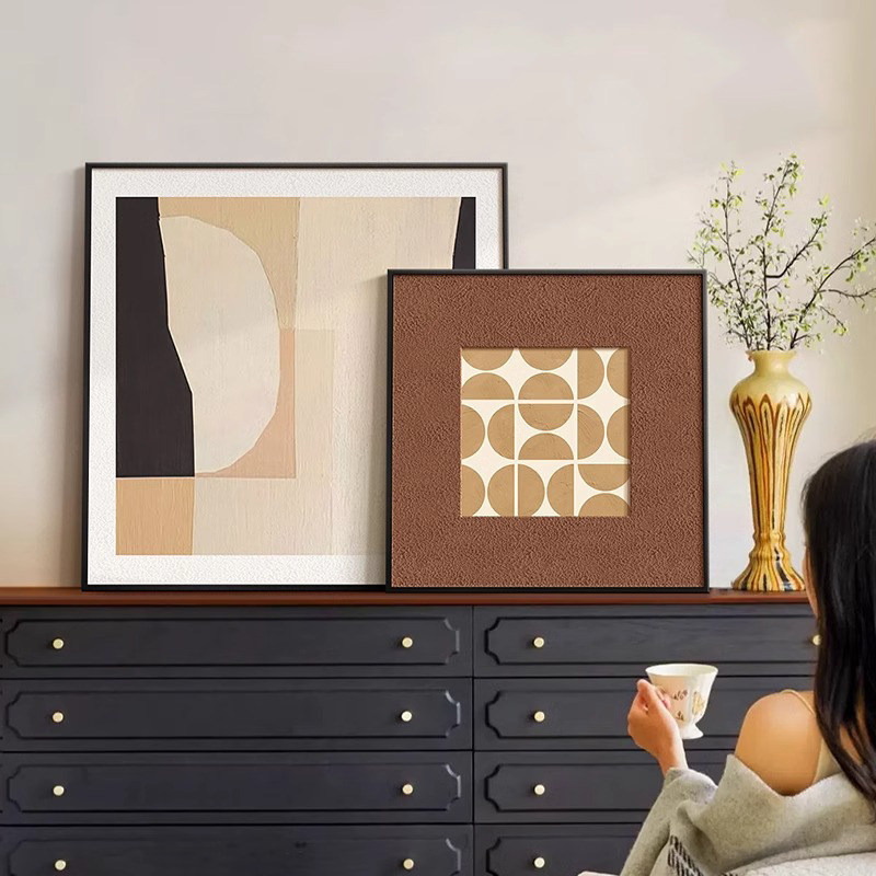 Medieval Style Niche Art Abstract Decorative Painting with a High-End Feel for Living Room Tv Cabinet, Dining Room Wall Art, Bedroom Wall Painting