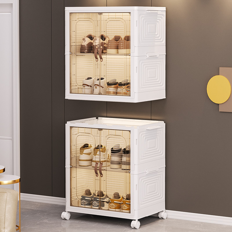 gabinete de almacenamiento caja de almacenamiento plegable puerta de entrada doméstica sala de estar dormitorio gabinete de almacenamiento de zapatos armario caja de almacenamiento