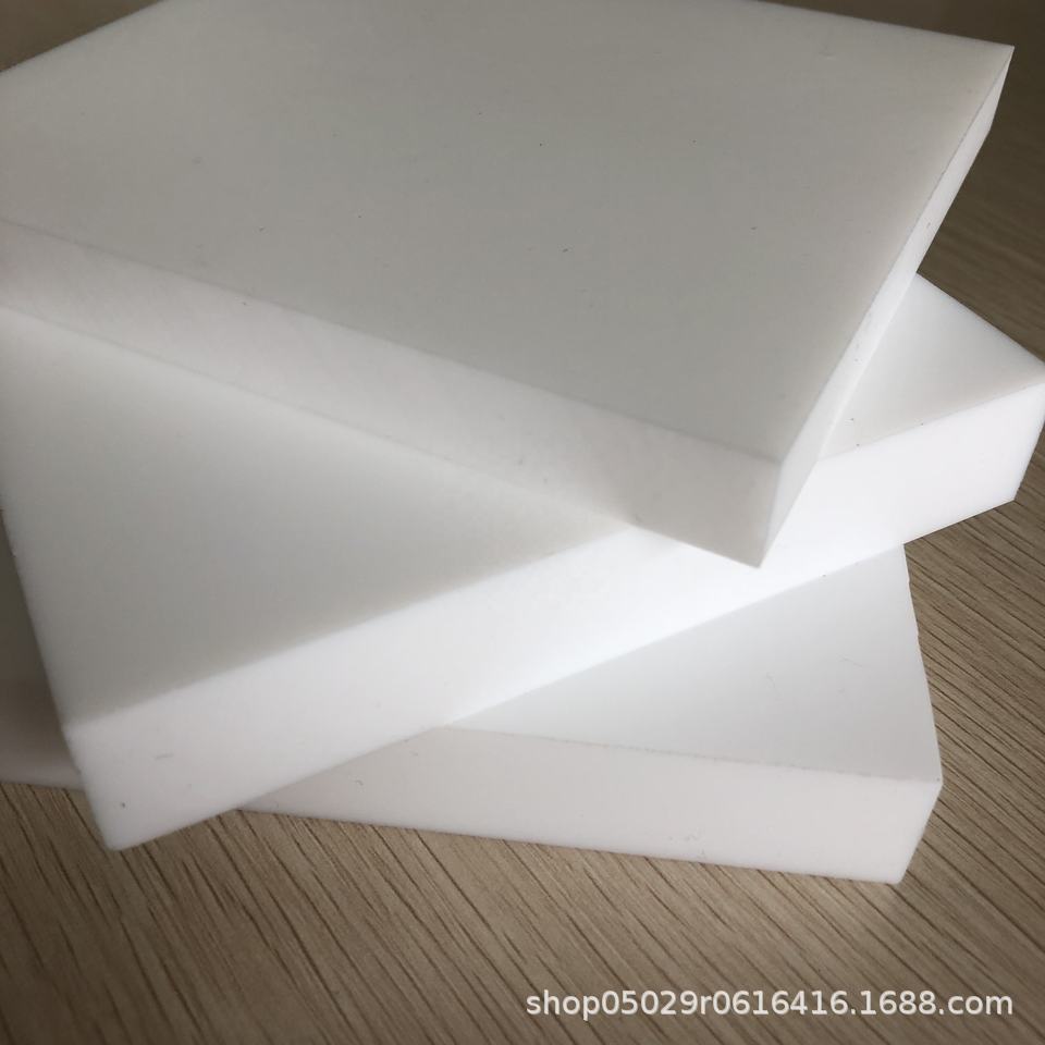白色铁氟龙PTFE塑料板绝缘板F4PTFE来图来料了雕刻等防静电耐温