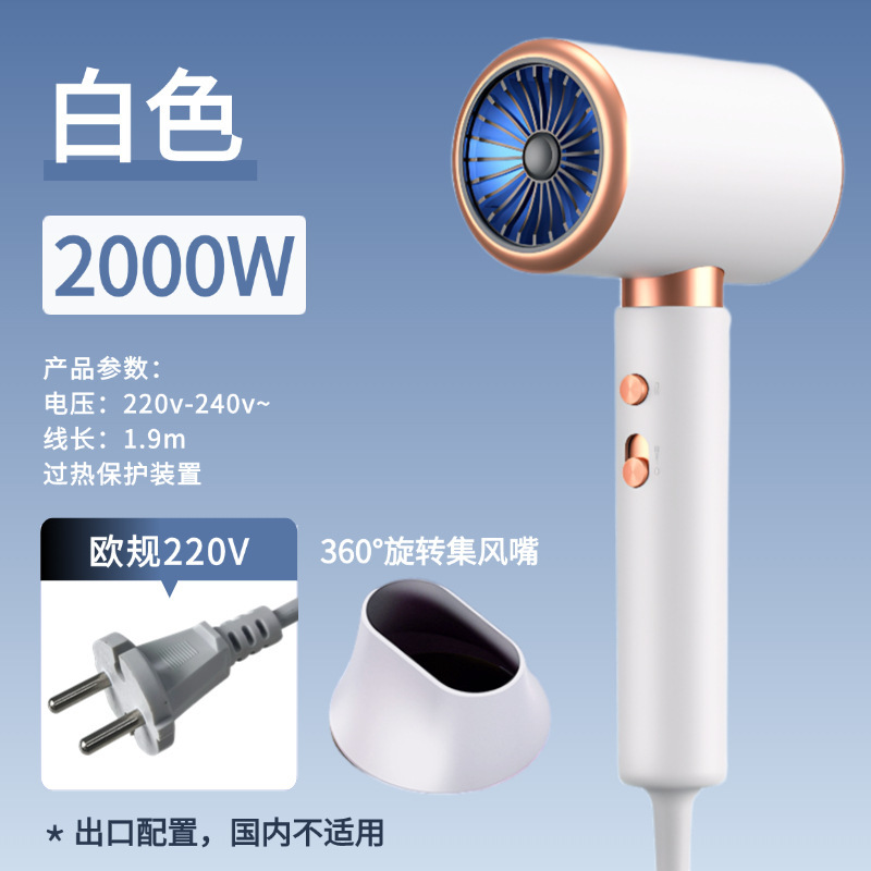 国境を越えたヘアドライヤー家庭用寮冷熱風マイナスイオンネット赤大出力ギャラリー電気ブローメーカー卸売り|undefined