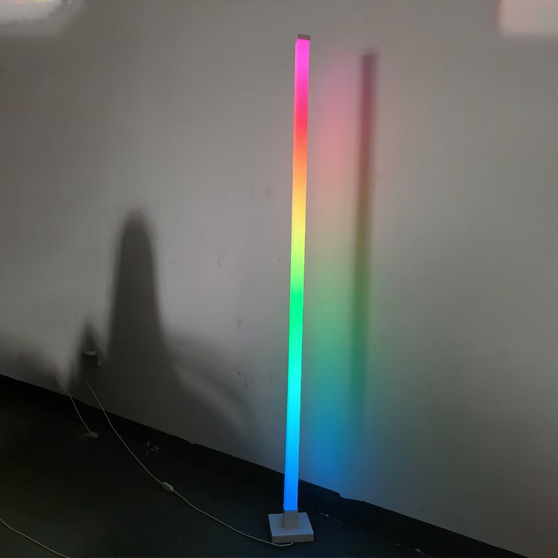 RGB集音灯知能着地雰囲気灯音楽律動音コントロール音声リズム電競房寝室壁角灯|undefined