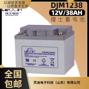 Rex battery 12V38AH maintenance-free battery UPS power supply battery DJM1238S lead-acid battery