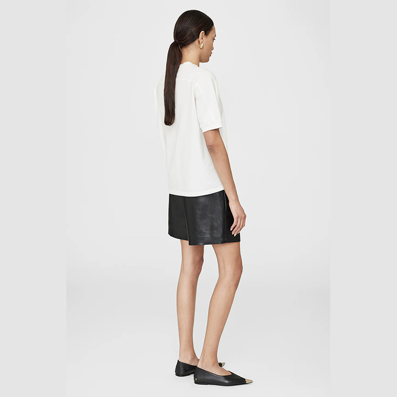 24夏の新型北米の大衆AB前印の経典のLOGOのアルファベットのプリントのつづり合わせの米の白い女性の半袖のtシャツ