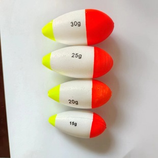 Cross-border red and white float foam float hard foam float EPS long shot float big belly float rock fishing float
