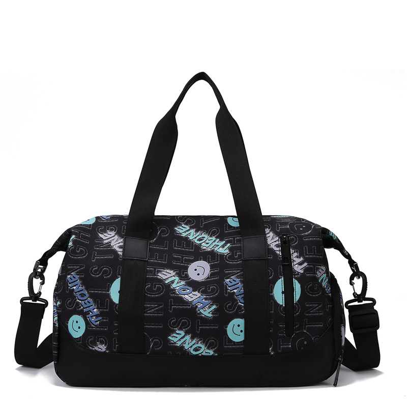 Nueva letra de moda bolso de viaje de moda bolso de mano ligero bolso antiespiración bolso de ejercicio bolso de yoga para mujeres