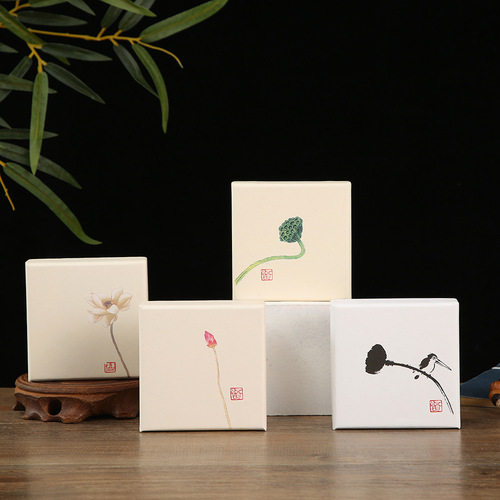 Jewelry gift box new Chinese style retro Zen bracelet Buddha bead box jewelry box necklace box bracelet box