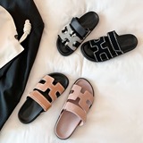 [sheii Su Yinyin] New Color Attacks ~ Velcro Casual Thick Bottom H-type Second Uncle Slippers Women's Sandals for Outer Wear