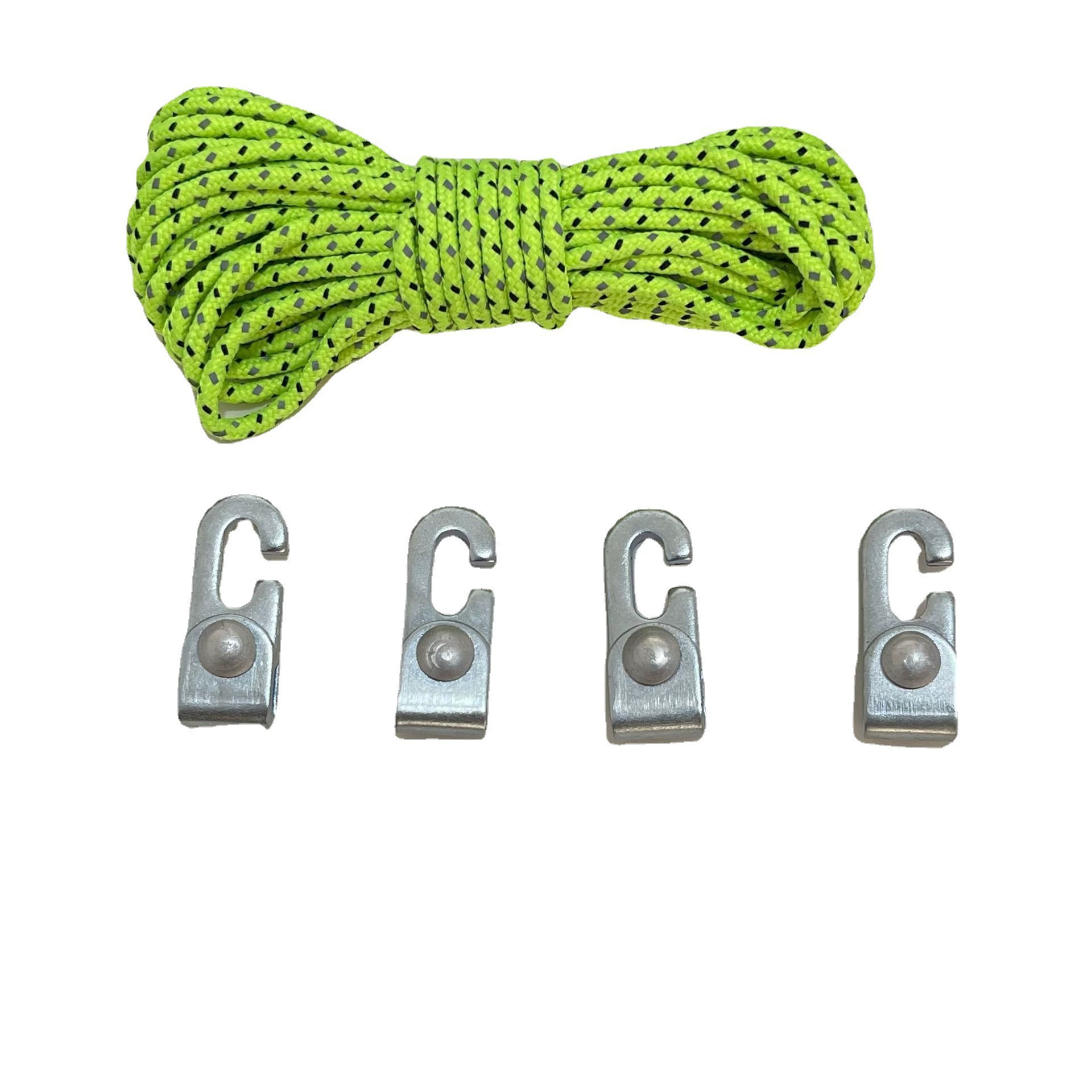 Automatic locking hook Открытый спальный мешок Связать крючок без завязывания замка Автоматическая палатка замок