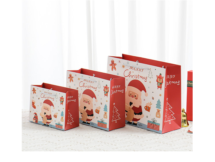Christmas Cartoon Style Santa Claus Paper Card Christmas Party Gift Bags display picture 8