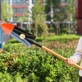 锰钢深挖锹全钢加长尖头农用铲子挖树锹种菜挖沟铁锨挖山药铁锹