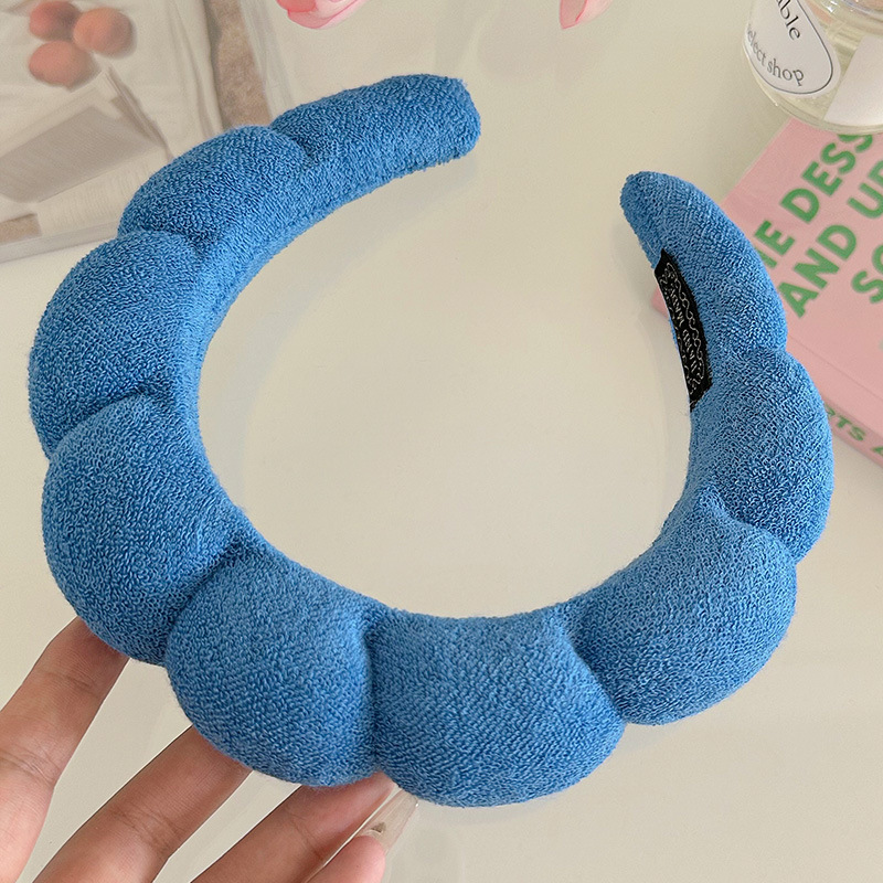 Esponja diadema accesorios para el cabello horquilla femenina invierno alta Cráneo presión superior lavado de cabello diadema Internet celebridad 2023 nuevo paquete de cabello tocado