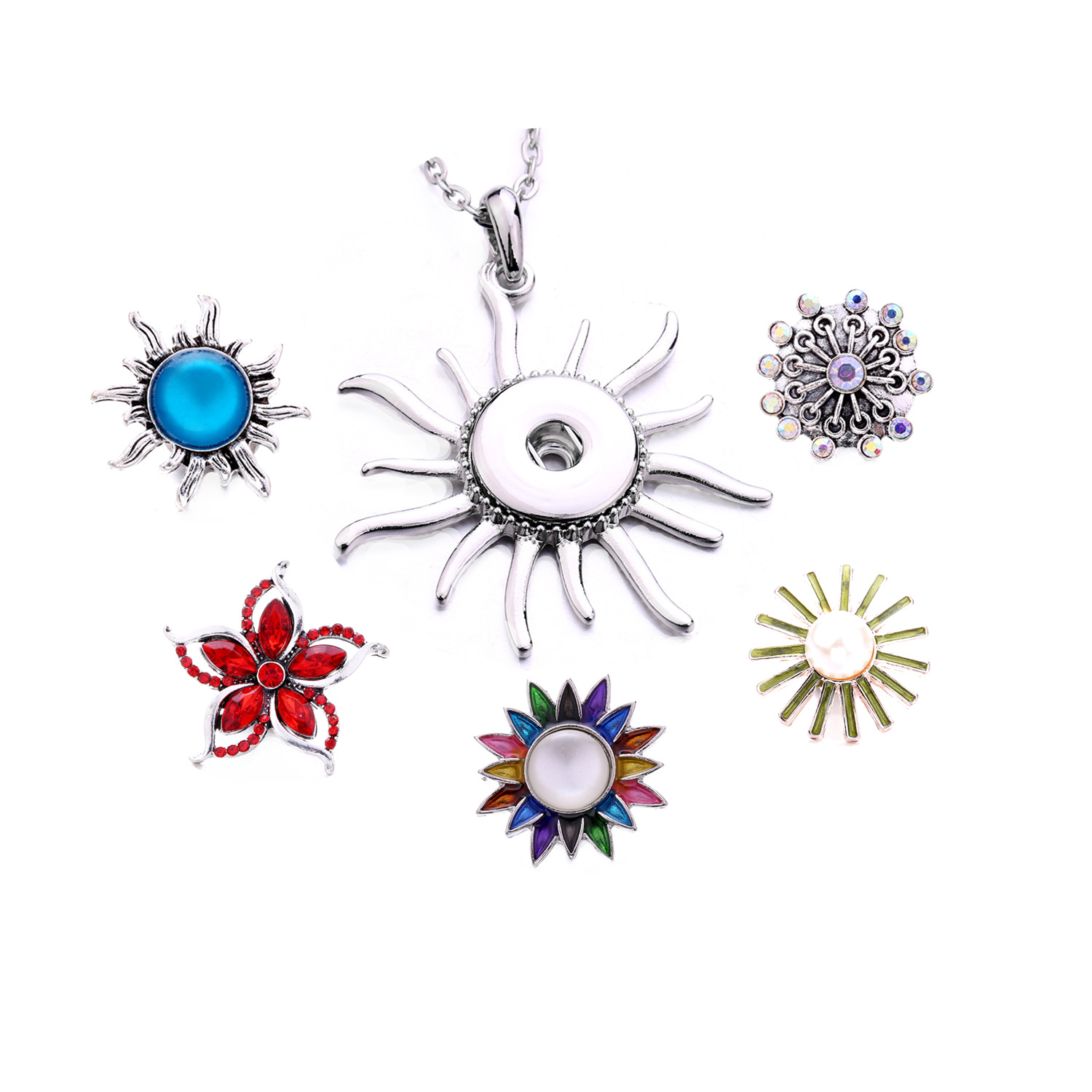 Retro Color Block Alloy Inlay Rhinestones display picture 1