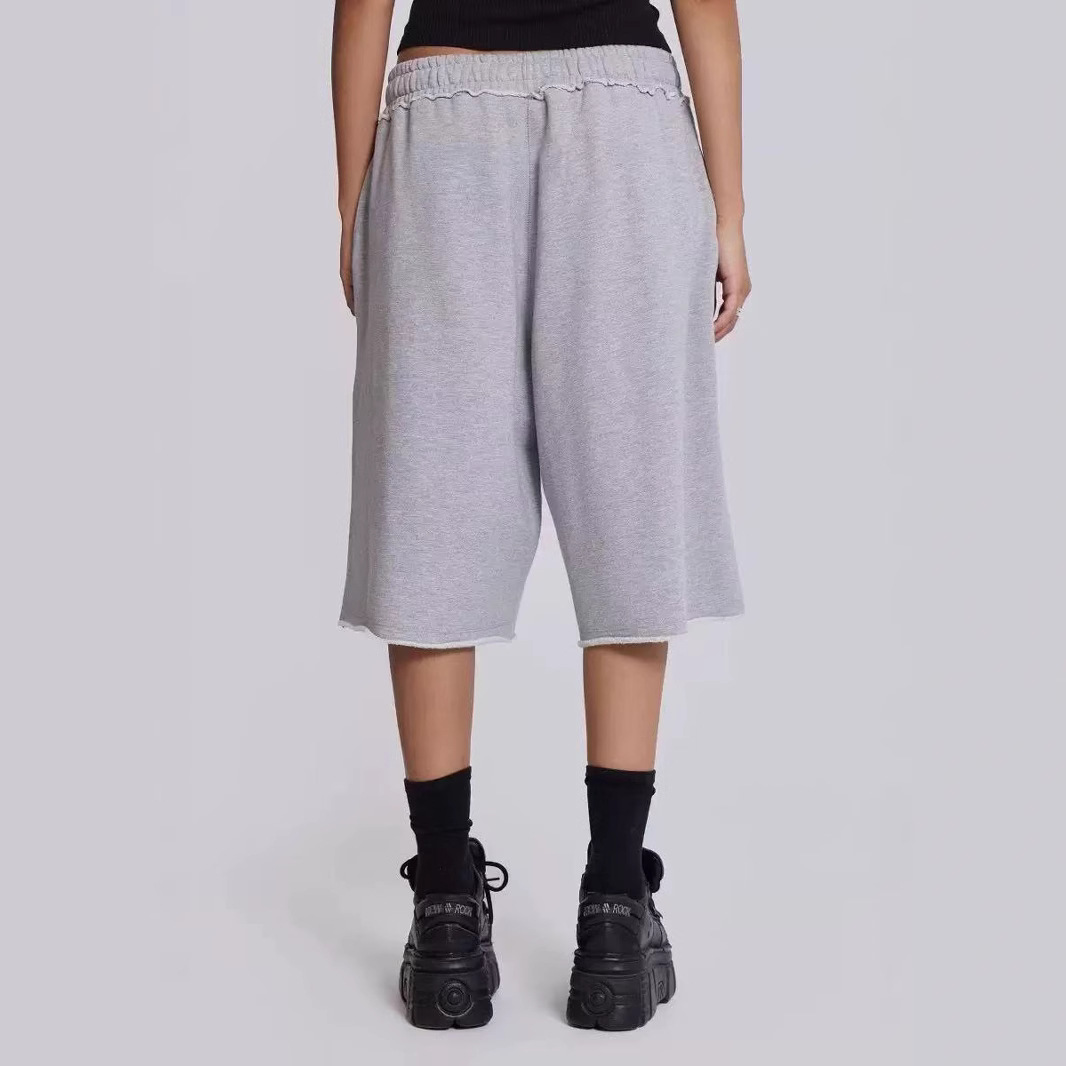 Comercio exterior marca de tendencia transfronteriza pesada pantalones de verano pantalones deportivos de piernas anchas pantalones casuales pantalones de estilo harp