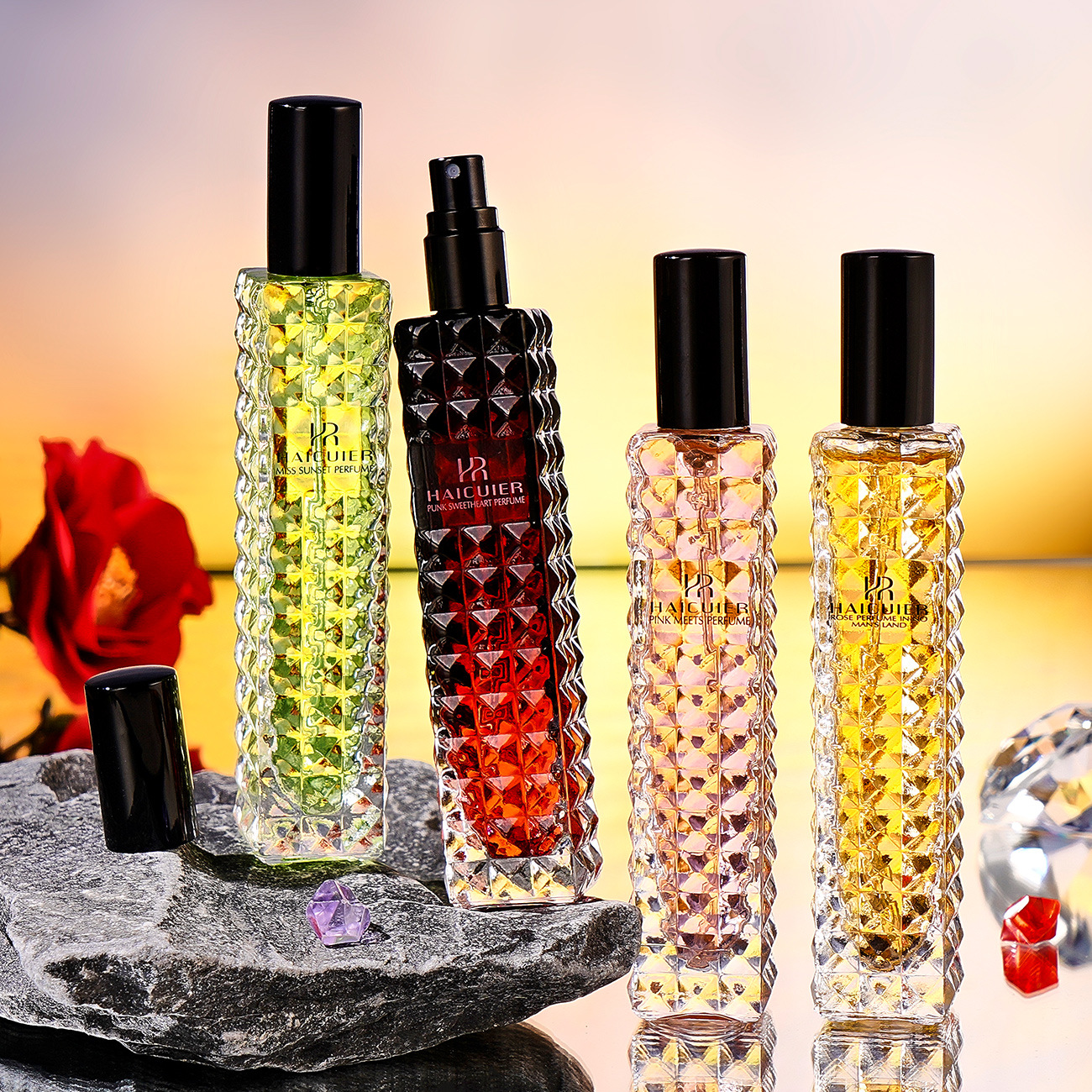 海萃爾朋克甜心香水持久留香自然粉邂逅香水清新便攜式不刺鼻