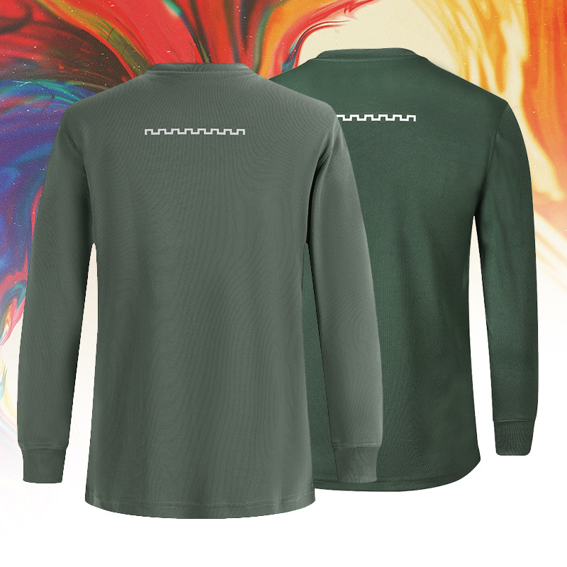 Men's Long-Sleeved Crew Neck Shirt