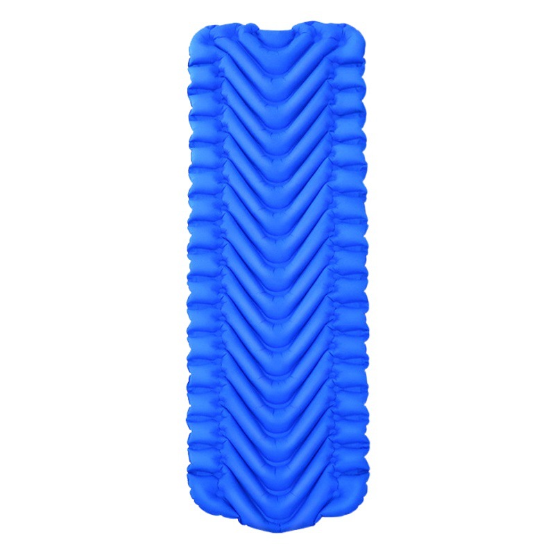 Directo de fábrica tienda al aire libre estera de dormir estera de camping ultra-luz portátil tipo V a prueba de humedad Mat solo diamante TPU estera inflable