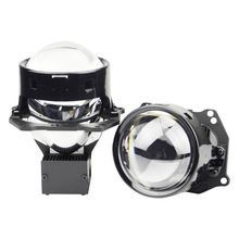 SANVI三为车灯黑卫士3寸LED双光透镜55瓦6000K汽车大灯改装升级