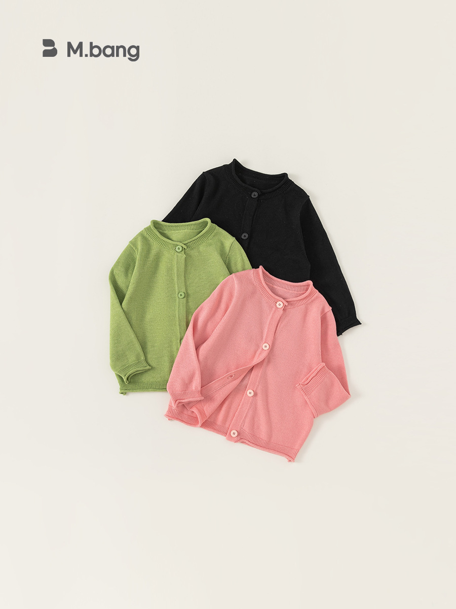 [Exemplar de correo libre] primavera y otoño nuevos productos para niños camisetas de punto casuales niñas camisetas de manga larga chaqueta de niño suéter chaqueta de otoño