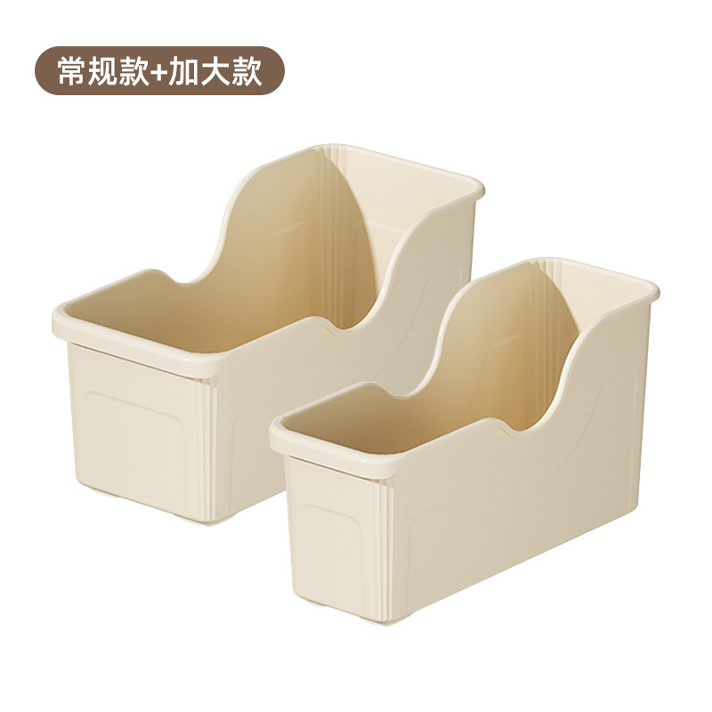 Mucan 家庭用キッチンポット収納ボックスプーリー鍋蓋収納ラック調味料雑貨デスクトップ収納ボックスキャビネット|undefined