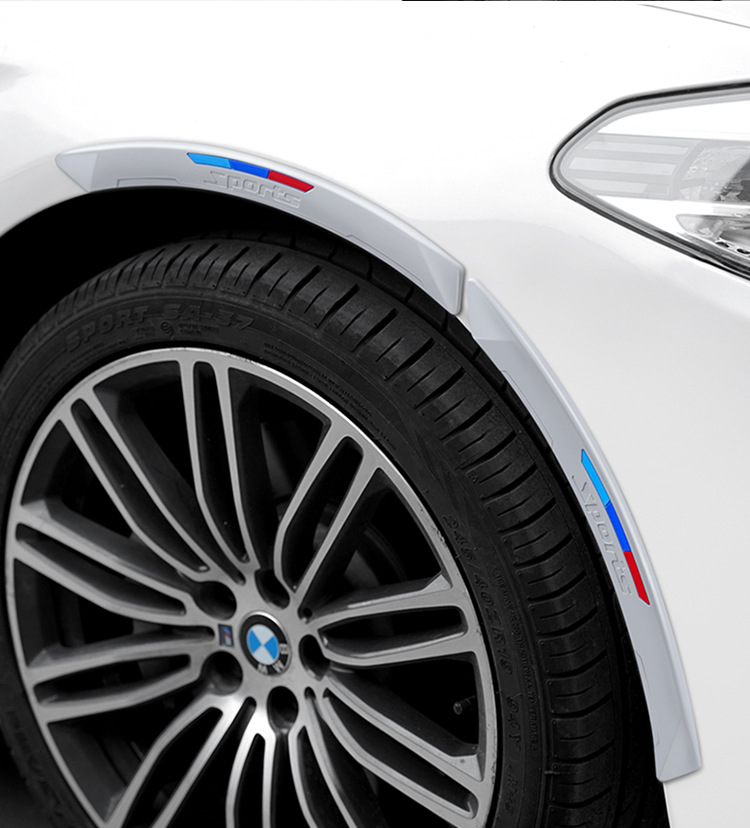 Factory Direct thickened silicone wheel eyebrow protection anti-collision strip front and rear bumper anti-scratch Collision Body anti-collision strip
