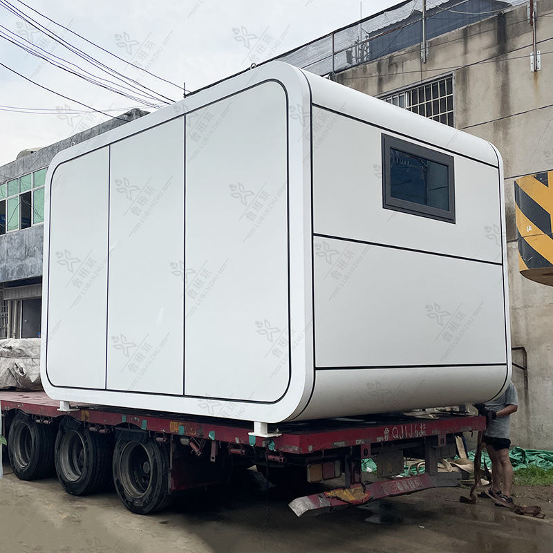 Inodoro móvil de cabina de manzana móvil sentido de la tecnología de viaje cultural punto escénico estación de la ciudad renovación de la casa integrada inodoro móvil