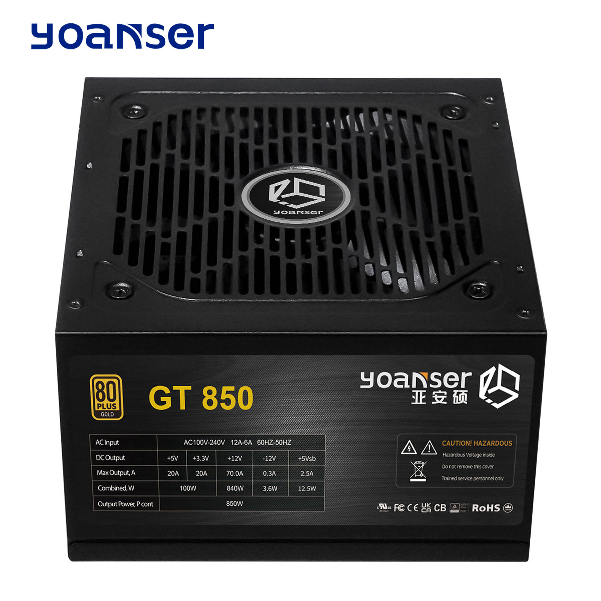Laptop, power supply, 850W