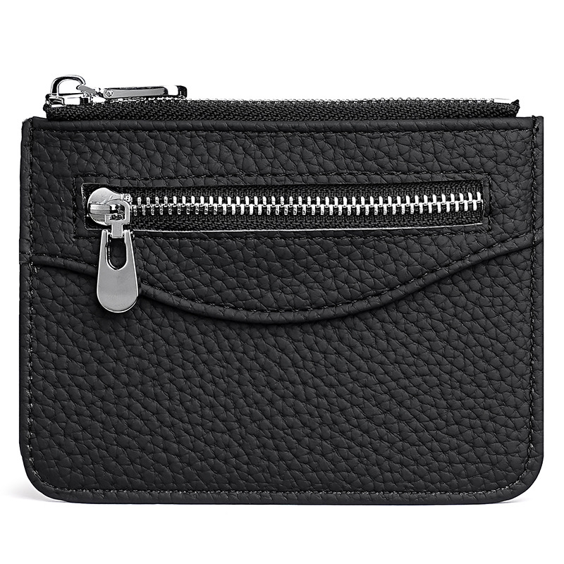 Bolsa de tarjetas de una pieza para hombres bolsas de tarjetas de cambio ultra delgadas bolsas de tarjetas