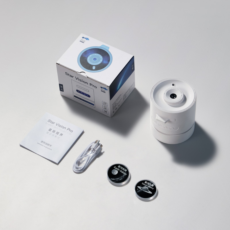 창조적 인 스타 비전 스테레오 스타 프로젝션 램프 침실 침실 분위기 램프 토성 스타 프로젝션 장식 선물