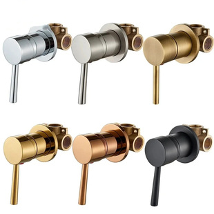 In-Wall Concealed Faucet Valve Body Switch Embedded Wall Drain Pre-Embedded Basin Bathroom Split Valve