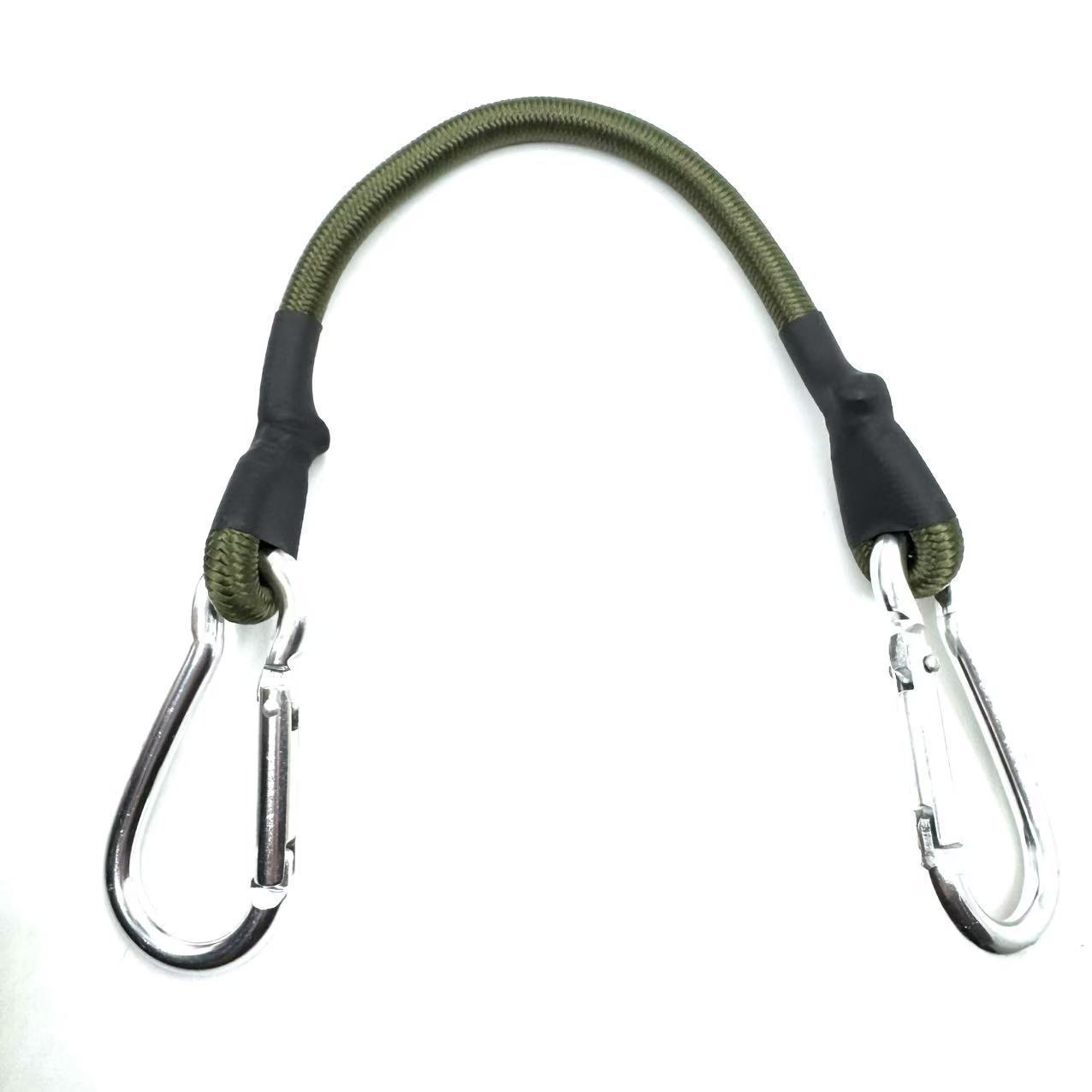 Cuerdas elásticas de botón al aire libre de montaña 8mm cuerdas elásticas gruesas para ataduras de equipaje con cuerda de tienda de campaña cuerdas de ropa de campamento