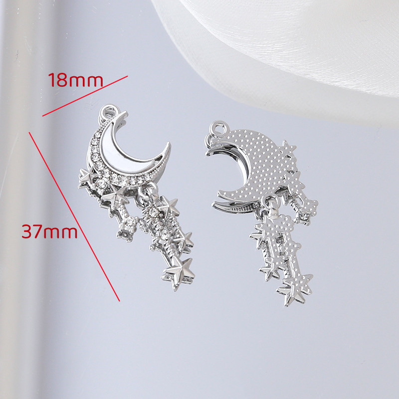 5g Weight Pendant Jewelry Making Type DIY Jewelry Accessories Classification 1 Piece Quantity Alloy Material Heart Shape, Bow Knot Pattern Plating Design Retro, Simple Style Style 1 Piece Alloy Heart Shape Bow Knot Pendant 7