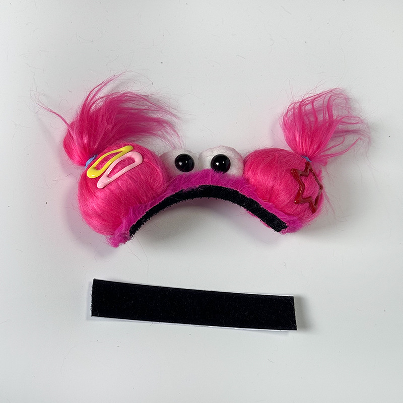 Helmet Accessories, UCACO Auto Parts and Accessories - fuwa-pigtail-rose-red