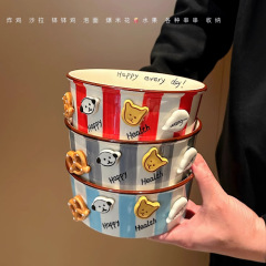 クリエイティブセラミック猫ボウル犬ボウルペットボウル用品かわいい猫フードボウルフードボウル犬ボウル猫フードボウル転倒防止
