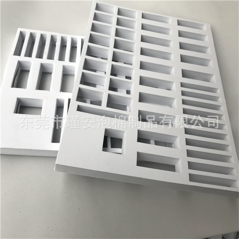 瑾安供应60度开孔EVA泡棉小提琴包装箱内胆海绵EVA内托防震波浪