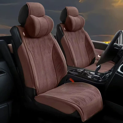 Universal Seat Pad, Full Surround — Four Seasons Pad - coffee-color-full-latex-upholstery-for-five-seats-default-item