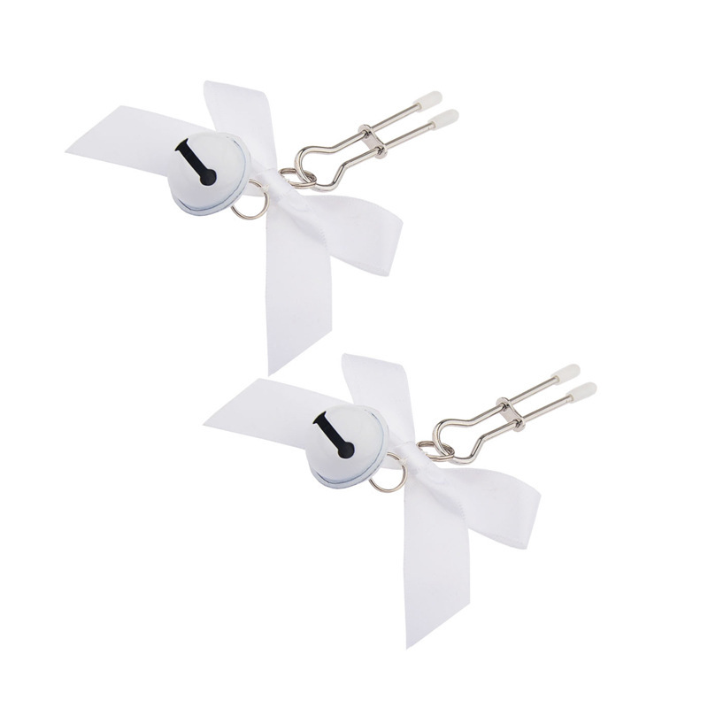 Fábrica directa de artículos sexuales SM esclavo femenina arco de cuentas cadena de leche clip pareja coqueteo artículos de venta