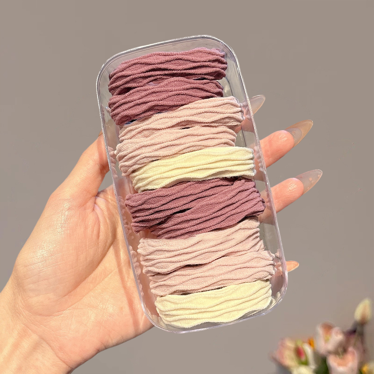 Caricatura encantadora anillo de pelo pulgar no daña el cabello de los niños correa de correa pequeña cuerda de cabello para niñas cuerda de cabello