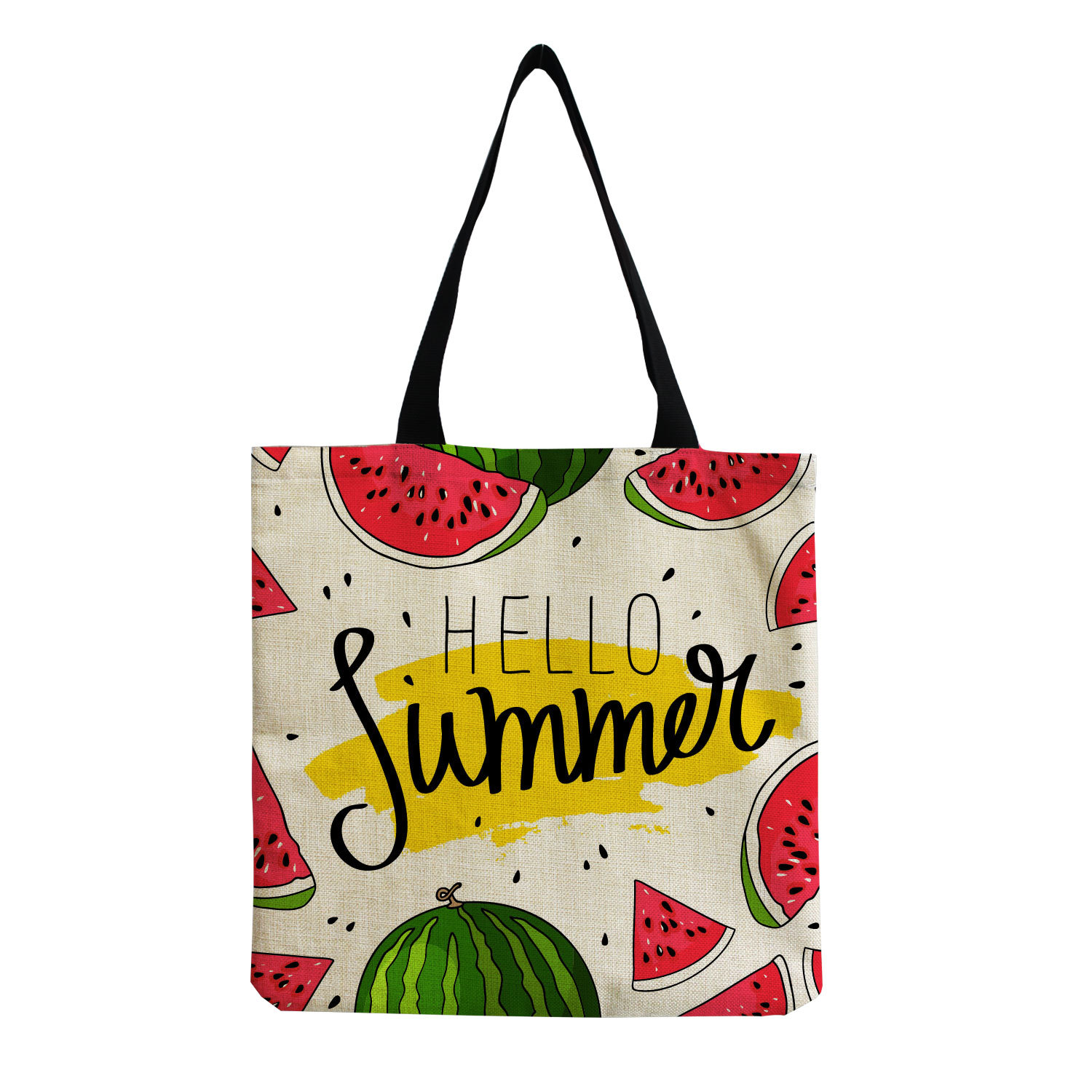 Mujeres Ropa De Calle Letra Fruta Flor Lino Bolsa De La Compra display picture 5