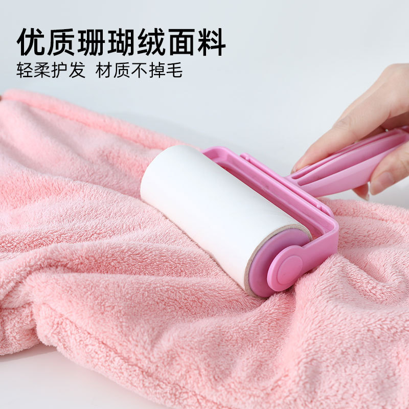 干发帽吸水速干包头干发巾珊瑚绒双层速干卡通可爱包头发干发帽|undefined