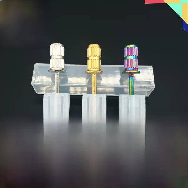Nail Art Sanding Band Bearing Grinding Head Sanding Band Shaft Polishing Sandpaper Band Shaft Electric Nail Drill Shaft Colorful