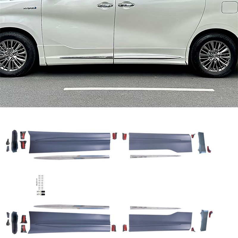 Big Surrounded — MCYL Front Rear Bumper - mona-lisa-side-skirt-unpainted