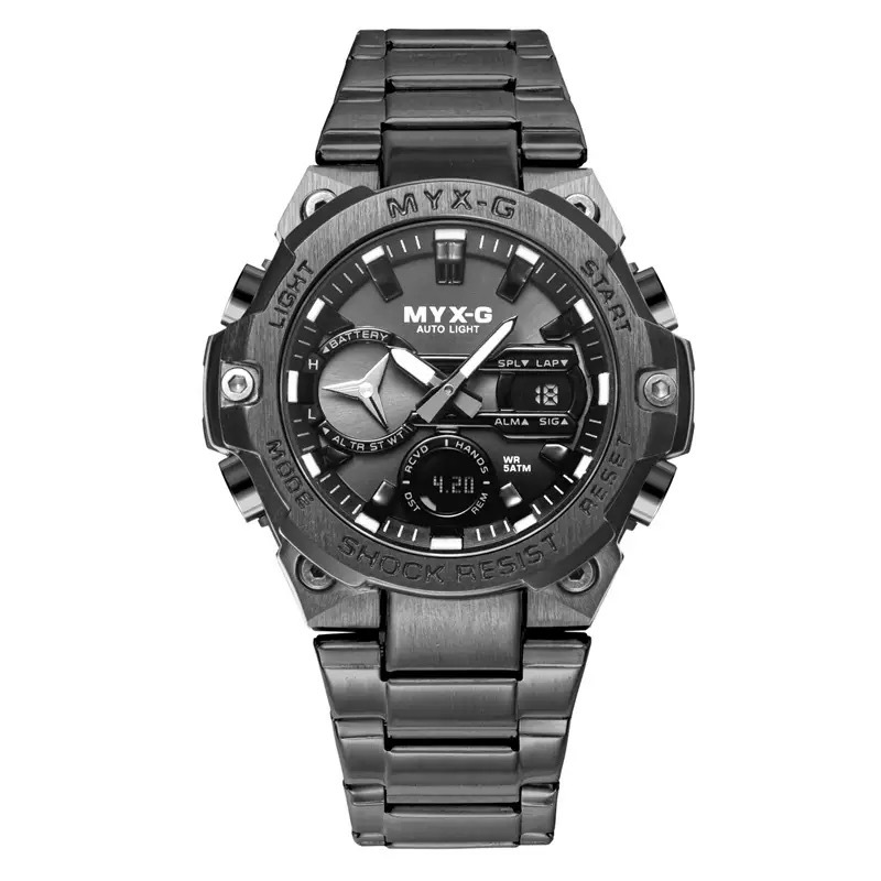 블랙 메탈 시계줄