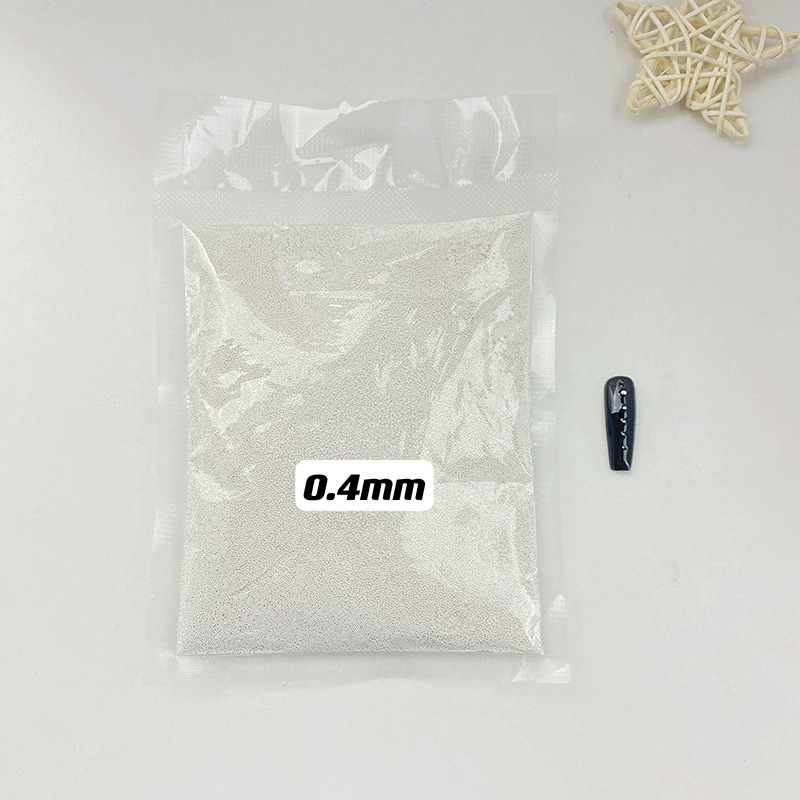 Mini steel ball nail jewelry wholesale solid steel ball whole pack 500g small steel ball gold silver metal small jewelry