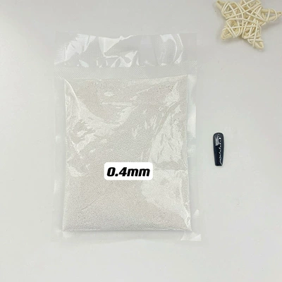 Mini steel ball nail jewelry wholesale solid steel ball whole pack 500g small steel ball gold silver metal small jewelry (Dırnaq bəzəkləri) - 04-silver-1-jin-pack