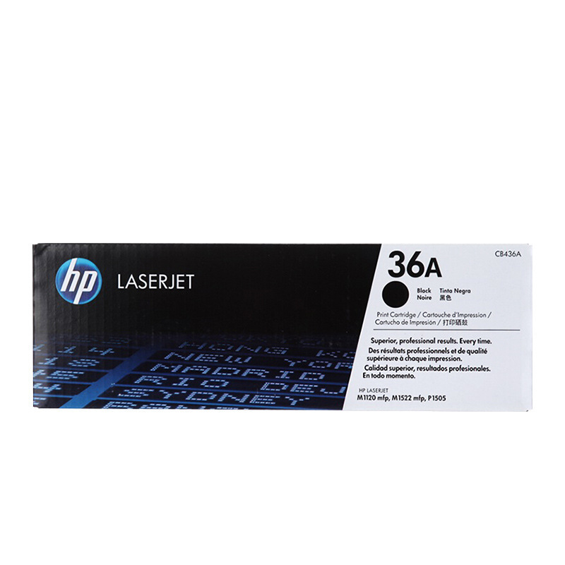 Cartucho de tóner HP 36A (CB436A) Negro para impresora láser HP P1505 M1120 M1522