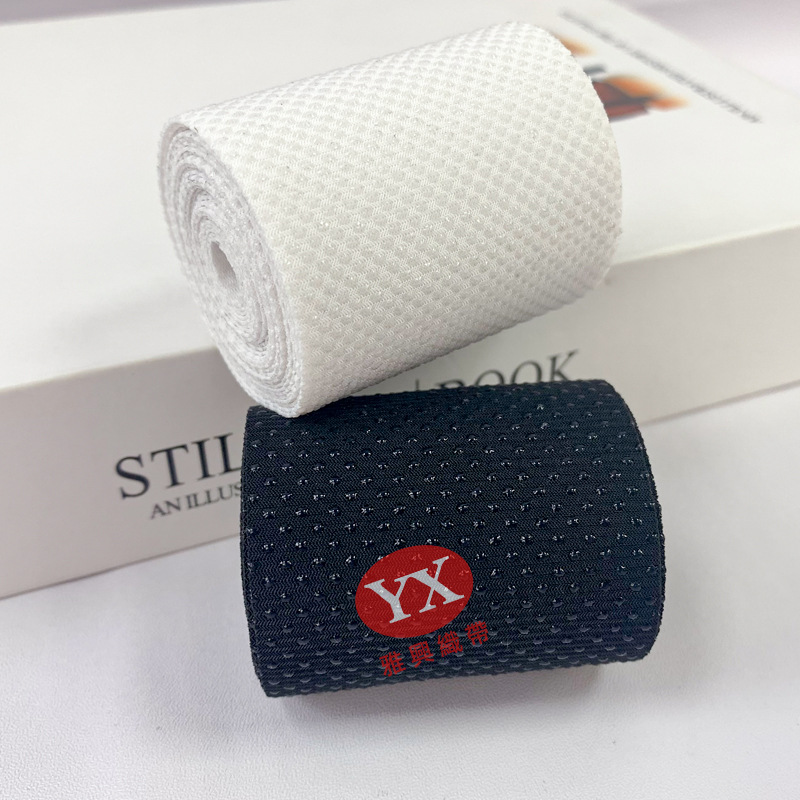 Cinta Elástica Antideslizante de Silicona 5cm de Poliéster y Látex para Ropa de Ciclismo y Mallas image 3