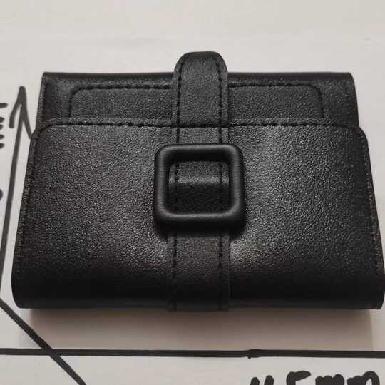 Short solid color card bag spring women's high-end wallet wholesale