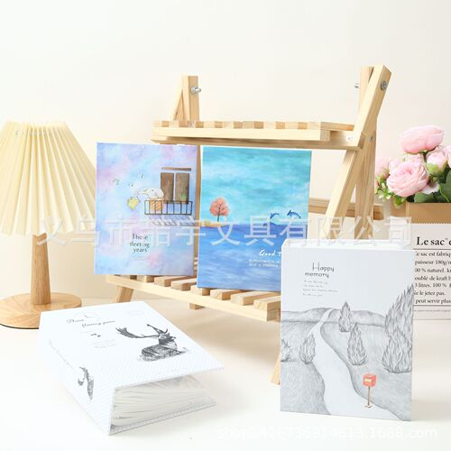 Zheyu new model large 6 inch 4D 100 sheets insert photo album 6 inch plastic insert pocket photo album wholesale cross-border
