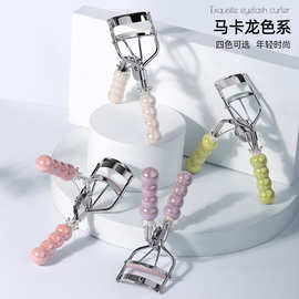 厂家微透四连波珠皇冠手柄睫毛夹广角卷翘睫毛夹子睫毛夹工具批发