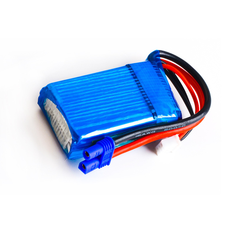 华科尔F150穿越机配件Rodeo 150-Z-27锂电池 7.4V 850mAh 30C EC2